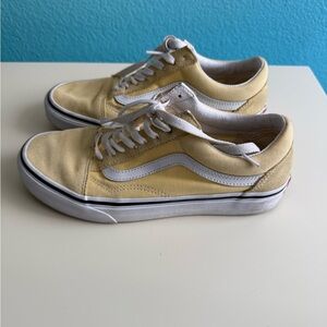 Vans Yellow and White Sneakers